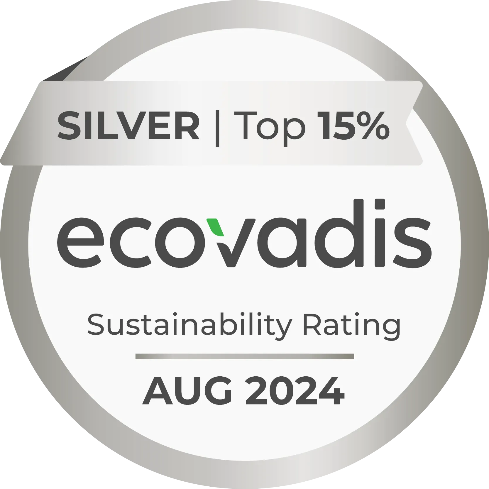 Silver EcoVadis 2024 logo